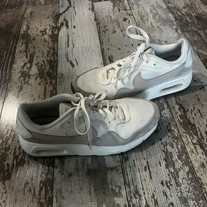Nike Air Max White and Gray shoes women’s size 8.5